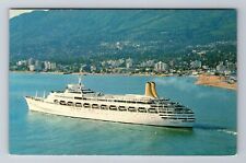 West Vancouver- British Columbia, MV Canberra, Antique Souvenir Vintage Postcard picture