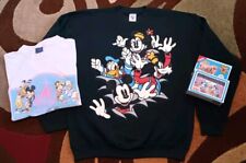 Vtg 80s Disney Mickey Lot Sweat Shirt  / T / Flip Flop  Front / Back Graphics  picture