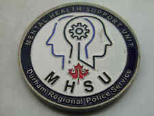 DURHAM REGIONAL POLICE SERVICE MENTAL HEALTH SUPPORT UNIT CHALLENGE COIN picture