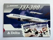 2004 Delta Air Lines Boeing 737-300 Aircraft Pilot Trading Card #15 picture