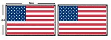 2 Magnetic American Flags - 5in X 2.6in - Outdoor - Thick and Durable  picture