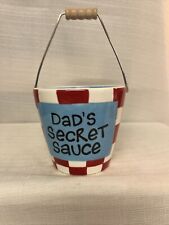 Enesco Our Name Is Mud  Dad Sauce Bucket 4018933 New picture