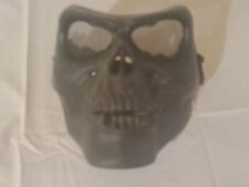 🔴 Skull Mask Black w/ Adjustable Head Strap Universal Size. picture
