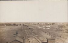 Waynoka, Oklahoma in 1899 Railroads Train Depot RPPC Photo Postcard picture