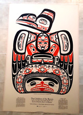 Children of the Raven Bill Reid Original Poster Indigenous Art Museum Canada picture