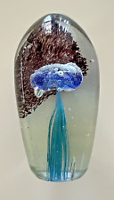 Fabrique Paperweight Jellyfish Ocean Sea Nautical Jellyfish Art Glass picture