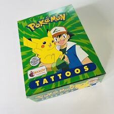 1999 Pokémon Tattoos - 50 Packs New Box Topps / Merlin Pokemon Pikachu Charizard picture