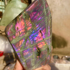 875g Rare Amazing Natural Purple Labradorite Quartz Crystal Specimen Healing picture
