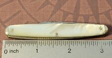 Winchester Knife USA Four Blade Premium Pen Smooth Pearl Handles Early Folder picture