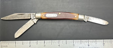 Vintage Schrade USA Old Timer 34OT Three Blade Folding Pocketknife Great Condt picture