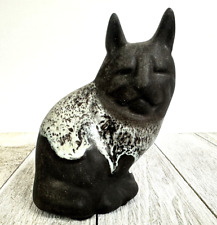 VTG Maigon Daga Modernist Cat Figurine Glazed Sculpture Studio Pottery Artist picture