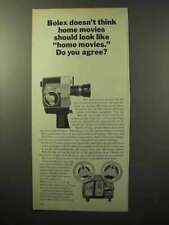 1964 Bolex S1 Camera and 18-5 Automatic Projector Ad picture
