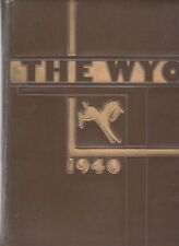 Original 1940 University Of  WYOMING Yearbook-Laramie-The WYO picture