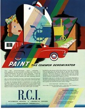 1940 Reichhold Chemicals Paint Common Denominator art John Vickery Vintage Ad picture