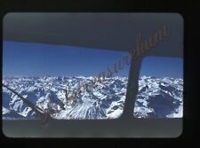 C-47 Aircraft Windshield Alps Mountains 35mm Slide 1940s Red Border Kodachrome picture
