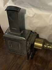Antique German brass Magic Lantern Projector. 1800’s-1900’s With Slides picture