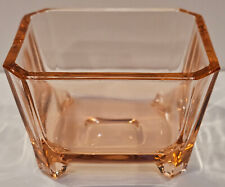 Vintage Pink Depression Glass Small Footed Salt Dip Cellar, Pristine Condition picture