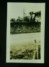Vintage World War 1 Real Photo Red Cross Set Up In Shelled Out Town picture