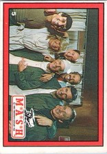 MASH 1982 TV Show Donruss Card M*A*S*H Comedy #5 Surgery Family 1J12 picture