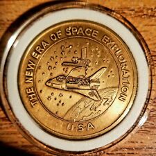 NASA- 1981 Columbia  Space Shuttle Vintage  COIN - Engle - Truly picture