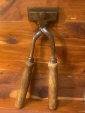 Vintage Manuel Horse Sheers with Wooden Handles picture