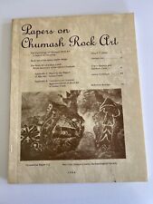 Papers CHUMASH ROCK ART San Luis Obispo Archaeological Society California Indian picture