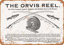 Metal Sign - 1876 Orvis Fishing Reels -- Vintage Look picture