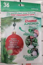 ORNAMENT ANCHOR Hooks for Hanging Christmas Decorations- 36pc - Shark Tank picture