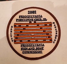 Pennsylvania Fish and Boat Commission 2002 Porcupine Crib Jr Patch PA picture