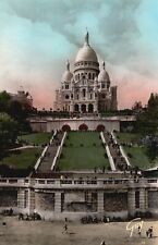 Vintage Postcard Paris Et Ses Merveilles Basilique Du Sacre Coeur De Montmartre picture