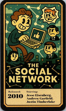 2025 Zendecks Movies THE SOCIAL NETWORK art card picture