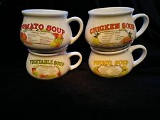 DAT'L DO-IT, INC. Vintage Ceramic Recipe Mugs Rare 4 picture