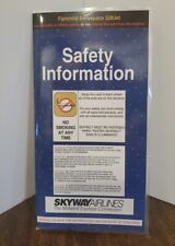 Fairchild Aerospace 328Jet Safety Info Card Skyway Airlines Midwest Express New picture