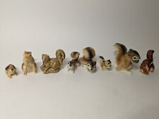 Chipmunks/Squirrel Figurines 6 Ceramic 2 Plastic picture