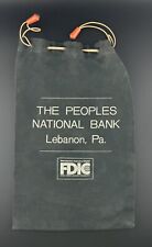 Vintage The People’s National Bank Lebanon, Pa Black|Dark Grey 10”x6 1/2” AS IS picture