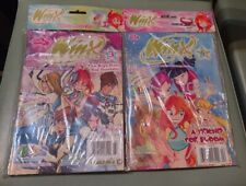 RARE 2005 WINX CLUB COMIC MAGAZINES ISSUES #3 & #4 SEALED NOS WITH COLLECTIBLES  picture