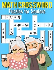Math CrossWord Puzzles for Seniors: Exercise Memory and Brain Functions with Fun picture