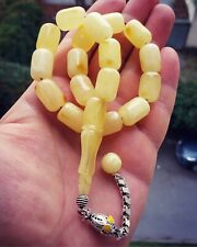 Handmade Natural Stone Misbaha Prayer Beads Rosary Tasbeeh Tasbih Tesbih picture