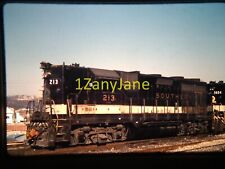 HM17 35MM TRAIN SLIDE Photo Engine Locomotive SOU 213, LUDLOW,KY 1980 picture