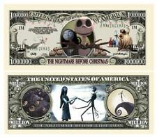 Nightmare Before Christmas 10 Pack Collectible Dollar Bills Funny Money Novelty picture