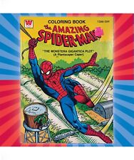 SPIDERMAN “THE MONSTERA GIGANTICA PLOT” ORIG 1979 VINTAGE COLORING BOOK EX COND picture
