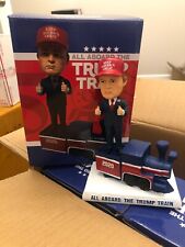 Donald Trump 2020 All Aboard The Trump Train Bobblehead Bobble Head NEW In Box picture