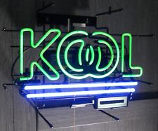 Vintage KOOL Cigarettes Green Neon Advertising Sign Beer Bar Light Tobacco picture