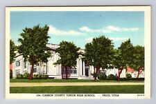 Price UT-Utah, Carbon County Junior High School Vintage Postcard picture