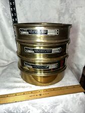 Lot 3-Vtg LaPine Scientific Company Lab Supplies Equipment Brass Sleeve & Base picture