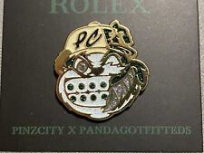 Pinzcity x Panda Got Fitteds Rolex Green Gold White scare bear hat pin picture