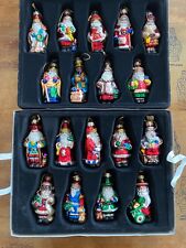 2002 Thomas Pacconi Classics Christmas Ornaments Set of 18 Santas of the World picture