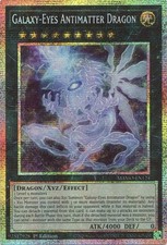 Galaxy-Eyes Antimatter Dragon MAMO-EN124 Starlight Rare 1st Edition YuGiOh picture