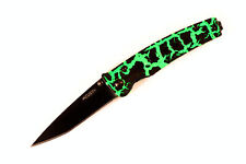 Mcusta MC-4BC-D10 Seki Japan Limited Katana Black/Green Tanto Pocket Knife picture