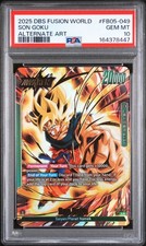 2025 DRAGON BALL SUPER CARD GAME FUSION WORLD NEW ADVENTURE SON GOKU PSA 10 picture